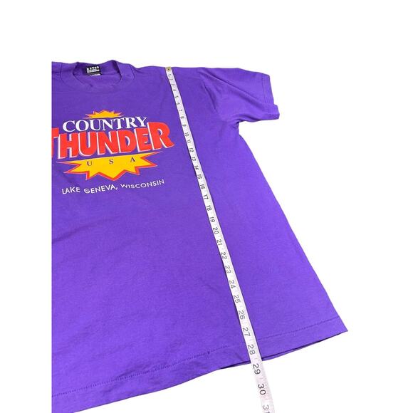 Vintage Country Thunder T Shirt XL Lake Geneva, Wisconsin Music Festival 90s - Picture 3 of 11